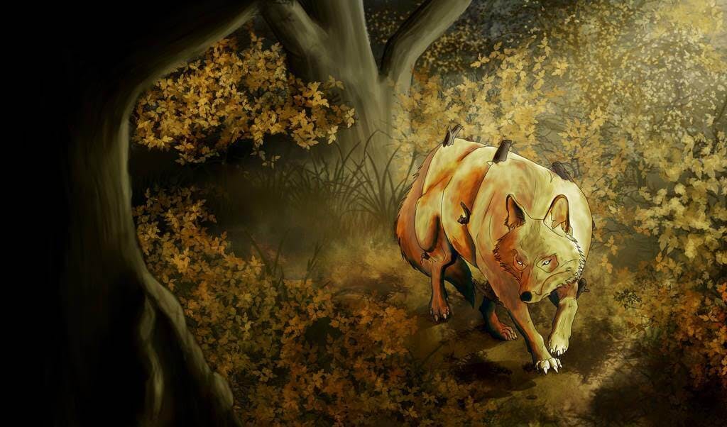 Forest Wolf - Graphic Art Piece by Neffrey